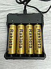 Акумуляторна літій-іонна батарейка перезарядна, 18650 (1200mAh) Rakieta 3,7V для ліхтарика, павербанка, фото 9