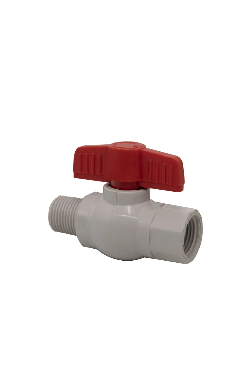 Кран кульовий ПВХ 4вз, фото 1