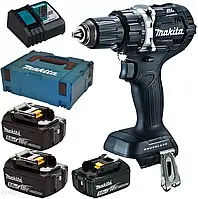 Wietarko-Makita Wiertarko-Akumulatorowa 2X 18V/5,0 Ah + 1X 18V/3 Ah, Walizka (DDF484BJX1)