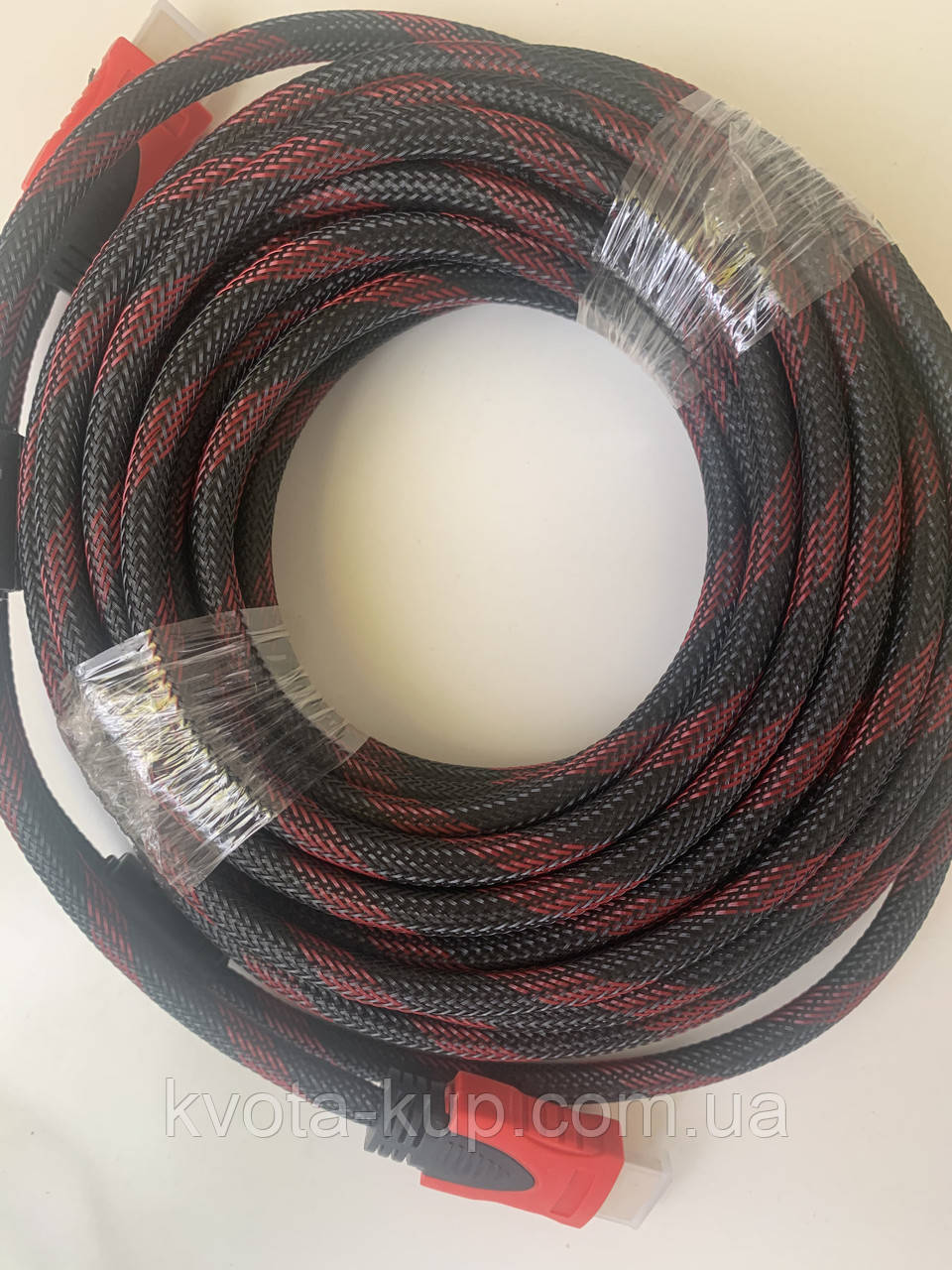 Кабель  HDMI-HDMI, 10 м Black/Red для підключення відеопристроів, фото 1