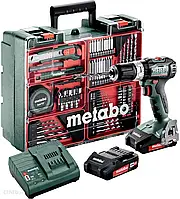 Metabo udarowa akumulatorowa SB 18 L BL SET, zaw. 2 akumulatory, ładowarkę, akcesoria, walizkę SB18LBLSET