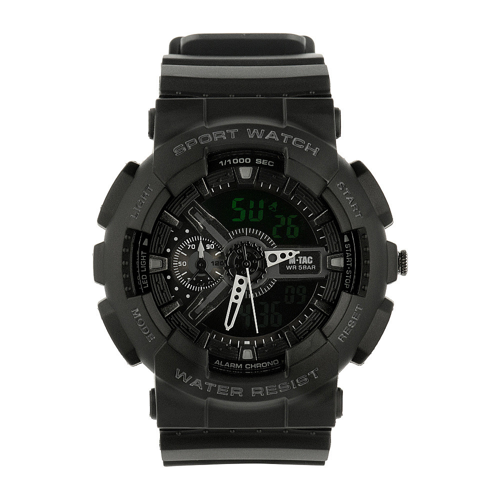 Годинник тактичі спортивний M-Tac Black 50006002