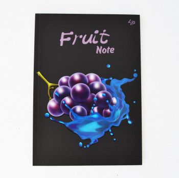 Блокнот А5 з кольоровими аркушами Profi Frutti Green 80 сторінок 40арк арт. 900121
