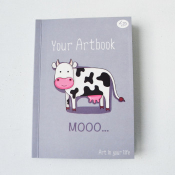Блокнот А6 з кольоровими аркушами Profi Artbook Bear 96 сторінок 48арк арт. 902361