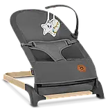 Дитячий шезлонг Lionelo JUNE GREY STONE, фото 2