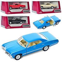 KMKT5418W Модель легковая Chevrolet Impala 1967 металлическая инерционная, игрушка машинка, в коробке