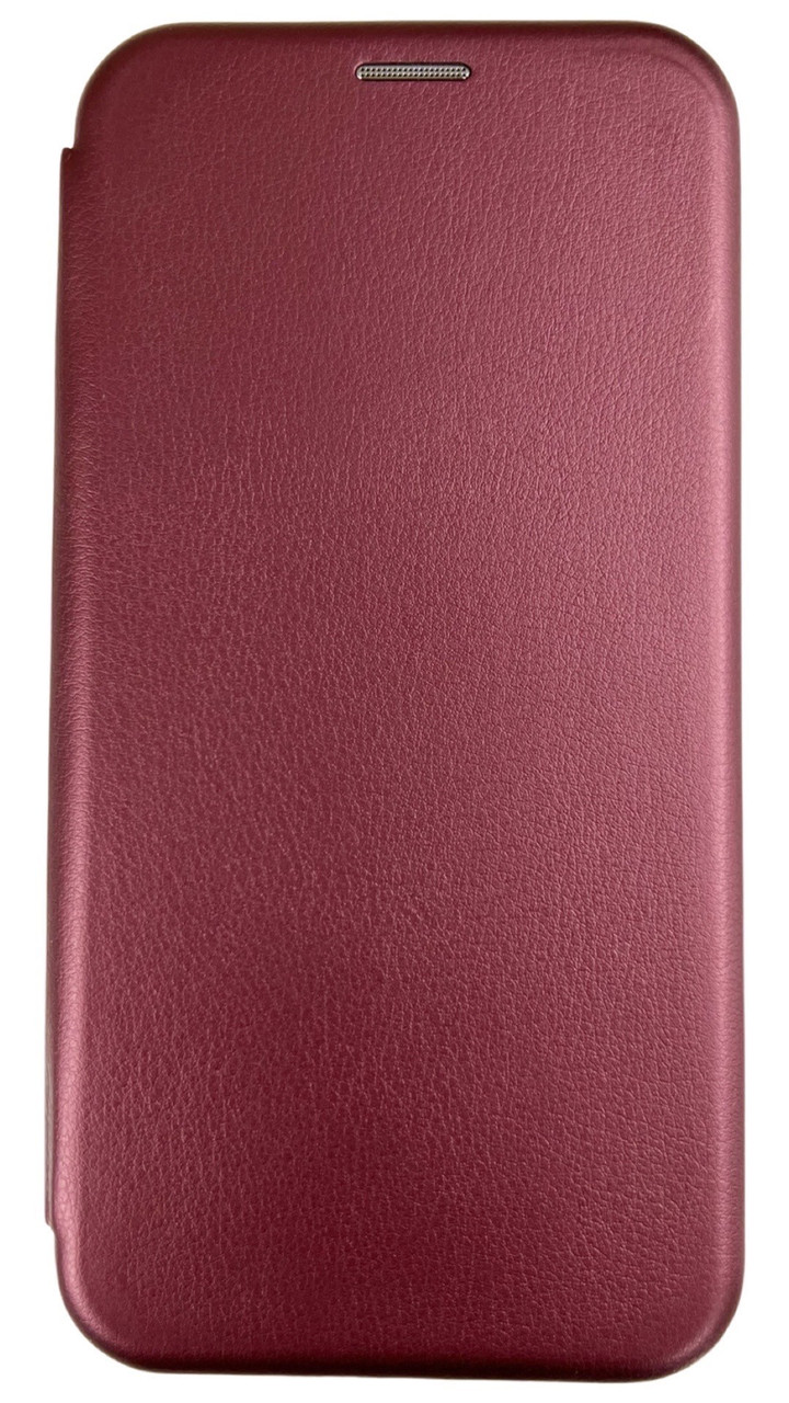 Чохол книжка Elegant book для Motorola G22 (на мото ж22) бордовий