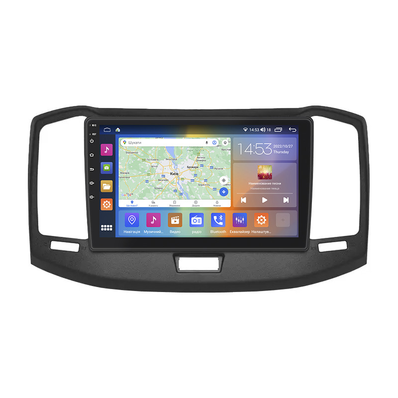 Штатна магнітола Lesko для Chery Bonus 3 (E3/A19) 2014-2017 екран 10" 4/64Gb CarPlay 4G Wi-Fi GPS Prime 10 шт., фото 1