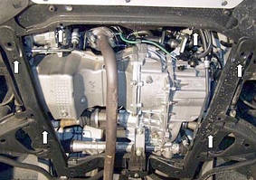 Захист двигуна Dacia Logan 2004-2012 Kolchuga