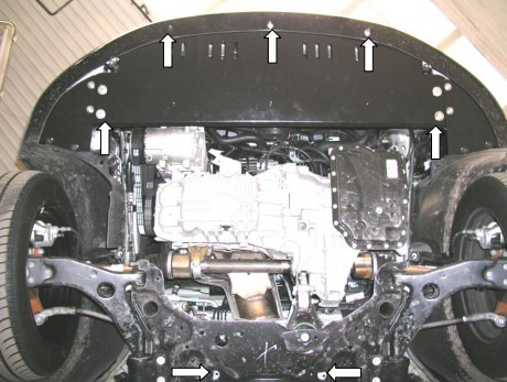 Защита двигателя Ford Focus C-Max 2003-2010 Kolchuga - фото 2 - id-p597244820