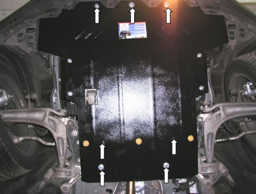 Защита двигателя Honda Civic VIII 2006-2012 Kolchuga - фото 1 - id-p597245003