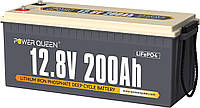 Power Queen 12,8V 200Ah LiFePO4, перезаряджається з 4000 + циклами 10-річний термін