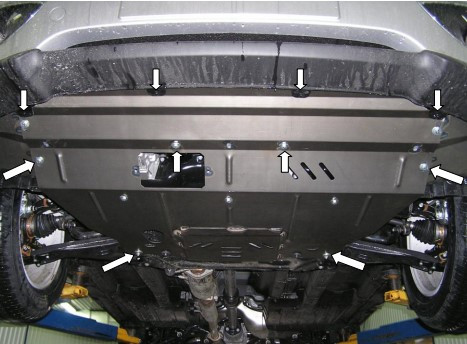 Защита двигателя Hyundai IX35 2010- Kolchuga - фото 1 - id-p597245133
