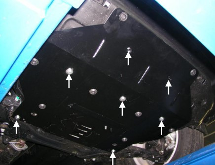 Защита двигателя Kia Sportage III 2010-2015 Kolchuga - фото 2 - id-p597245705