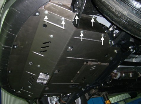 Защита двигателя Kia Sportage III 2010-2015 Kolchuga - фото 1 - id-p597245706