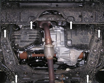 Защита двигателя Lexus ES 350 2007-2011 Kolchuga - фото 3 - id-p597245718