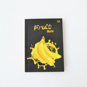 Блокнот B6 з кольоровими аркушами Profi Frutti Yellow 80 сторінок 40арк арт. 903153