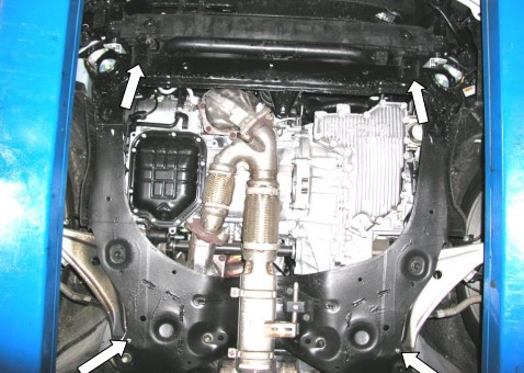 Защита двигателя Nissan Teana II 2008- Kolchuga - фото 2 - id-p597245907