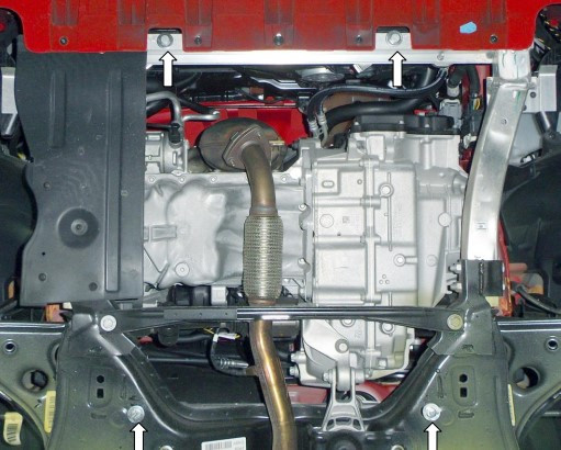 Защита двигателя Opel Corsa Е 2015- Kolchuga - фото 2 - id-p597245931