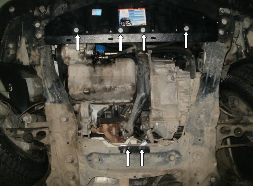 Защита двигателя Peugeot Expert 1995-2007 Kolchuga - фото 3 - id-p1247311152