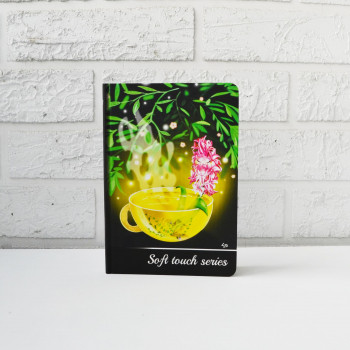 Блокнот А5 з кремовими аркушами Profi Soft Cup 96 сторінок арт. 903566, фото 1