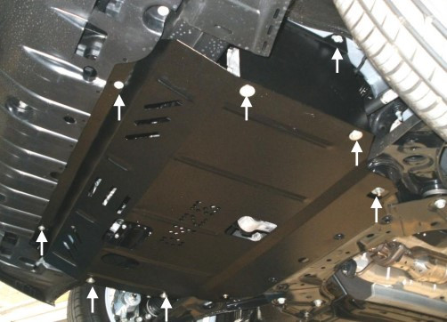 Защита двигателя Hyundai I-30 2012-2015 Kolchuga - фото 1 - id-p1289098007