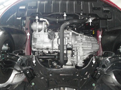 Защита двигателя Hyundai I-30 2012-2015 Kolchuga - фото 3 - id-p1289098008