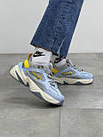 Жіночі кросівки Nike M2K Tekno UA осінь-весна-літо демісезонні блакитні. Живо фото, фото 7