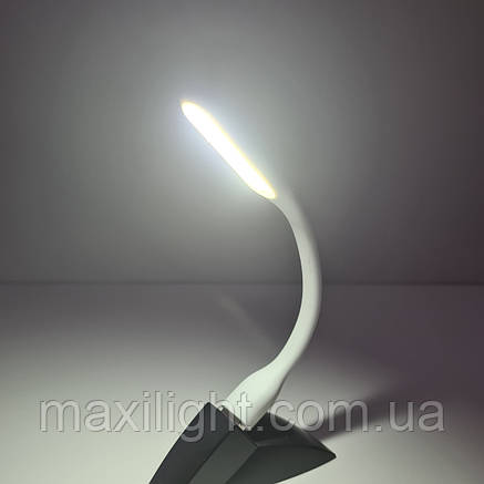 Світлодіодний гнучкий USB світильник 1,5W DC5V 6000К білий, фото 1
