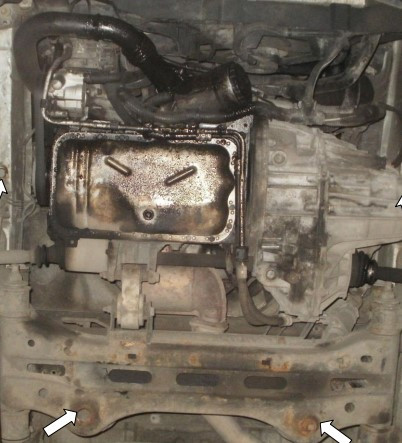 Защита двигателя Opel Movano 1998-2010 Kolchuga - фото 3 - id-p1289099140