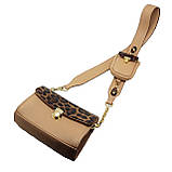 Сумка шкіряна крос-боді з кишенею на ремені Silver Taurus 7622., фото 3