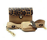 Сумка шкіряна крос-боді з кишенею на ремені Silver Taurus 7622., фото 4