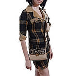 Сумка шкіряна крос-боді з кишенею на ремені Silver Taurus 7622., фото 10