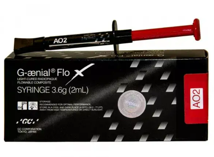 G-AENIAL FLO X — рідкий композит із високим рівнем рентгеноконтрастності AO2, шприц 3.6 г