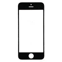 Скло дисплея Apple iPhone 5, 5s, 5c, Apple iPhone SE Black для переклеювання