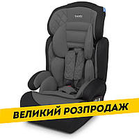 Детское автокресло + бустер (группа1-2-3, 9-36кг) Bambi M 3546 Gray Серый