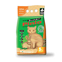 Super Pinio (Супер Пинио) Универсальный древесный наполнитель для животных и птиц с ароматом цитрусов 5 л
