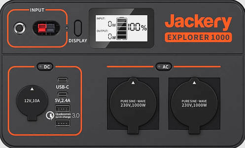 Портативна електростанція Jackery Explorer 1000EU, 1000 Вт, 1002 Вт*г, фото 2