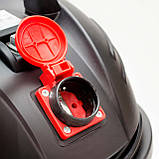 Пилосос промисловий 30 л., 1400 Вт. Сухе, вологе прибирання INTERTOOL DT-1030, фото 6