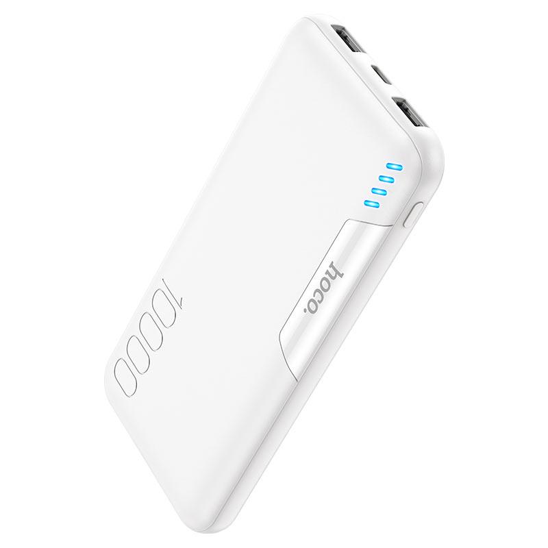 Портативний акумулятор Power Bank Hoco J82 Easylink 2USB 10000mAh Білий