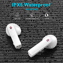Бездротові навушники гарнітура Yobola T2 Pro Bluetooth v5.1 Сенсорні Білий, Amazon, Німеччина, фото 3