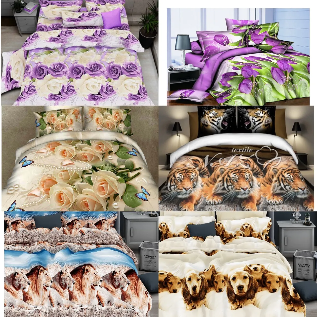 Опт Комплект постільної білизни бязь 3D, фото 1