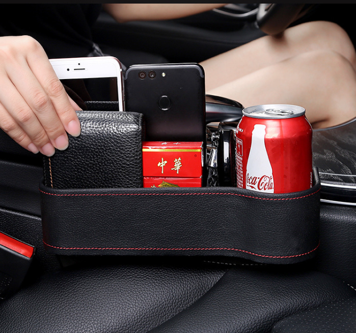 Кишеня-органайзер збоку пасажирського сидіння в авто, кишеня для речей, пасажирська (чорна)