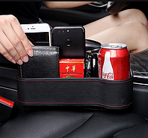 Кишеня-органайзер збоку пасажирського сидіння в авто, кишеня для речей, пасажирська (чорна)