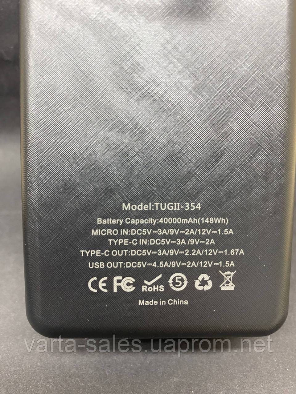 Потужний powerbank 40000mAh 22,5W зі швидкою зарядкою QC /PD(ГАРАНТІЯ) - фото 5 - id-p1741771645