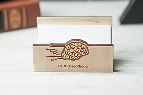 Візитниця з логотипом 120х60х40мм