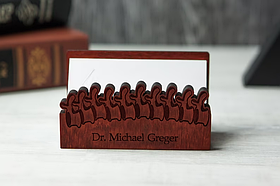 Візитниця з логотипом 120х60х40мм