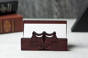 Візитниця з логотипом 120х60х40мм