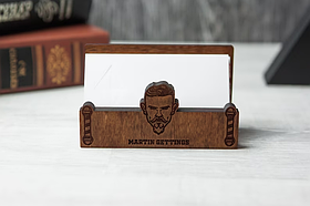 Візитниця з логотипом 120х60х40мм