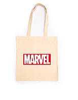 Эко-сумка шоппер Марвел Marvel розпись ручная работа